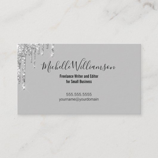 Unternehmer Eigentümer kleiner Unternehmen Freelan Visitenkarte (Vorderseite)