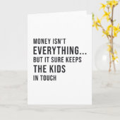 Unternehmer Geld ist nicht alles Kids Manager Karte (Gelbe Blume)