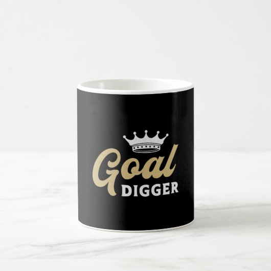 Unternehmer Goal Digger Boss Geschäftsführer Kaffeetasse (Mittel)