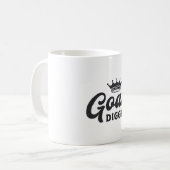 Unternehmer Goal Digger Boss Geschäftsführer Kaffeetasse (Vorderseite Links)