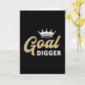 Unternehmer Goal Digger Boss Geschäftsführer Karte (Gelbe Blume)