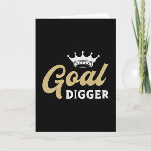 Unternehmer Goal Digger Boss Geschäftsführer Karte