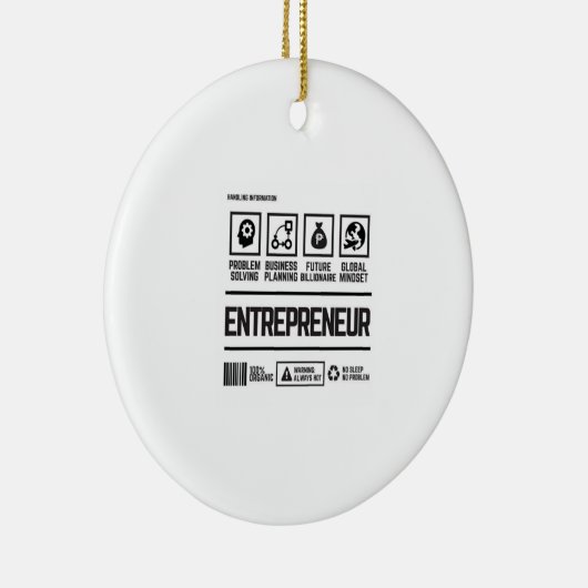 Unternehmer Keramik Ornament (Rechts)