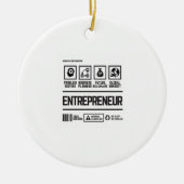 Unternehmer Keramik Ornament (Vorne)