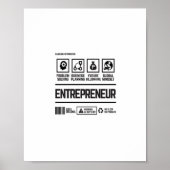 Unternehmer Poster (Vorne)