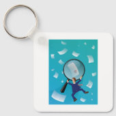 Unternehmer und Papiere Schlüsselanhänger (Vorderseite)