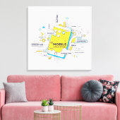 Unternehmergeist Leinwanddruck (Insitu (Wohnzimmer))