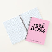 Unternehmerin Girl Boss Babe Spiral Notebook Notizblock (Innenseite)