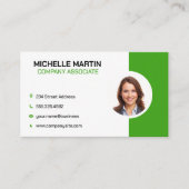 Unternehmerin Visitenkarte (Vorderseite)