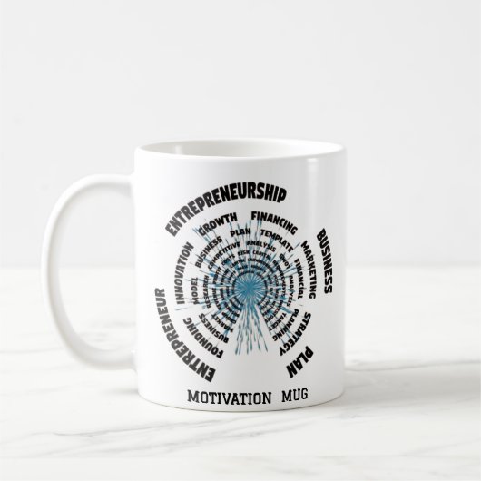 Unternehmermotivation Kaffeetasse (Links)