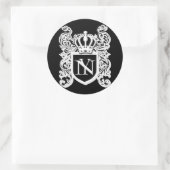 unterNYable-Wappen-Aufkleber Runder Aufkleber (Tasche)