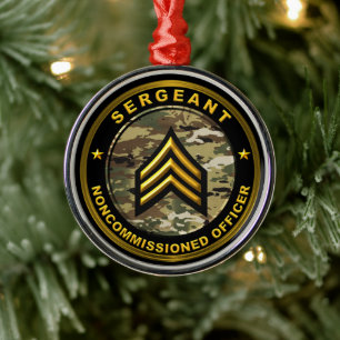 Unteroffizier der Armee Ornament Aus Metall