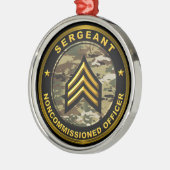 Unteroffizier der Armee Ornament Aus Metall (Links)