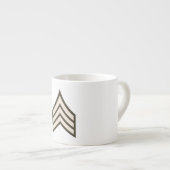 Unteroffizier Rang Espressotasse (Vorderseite Rechts)