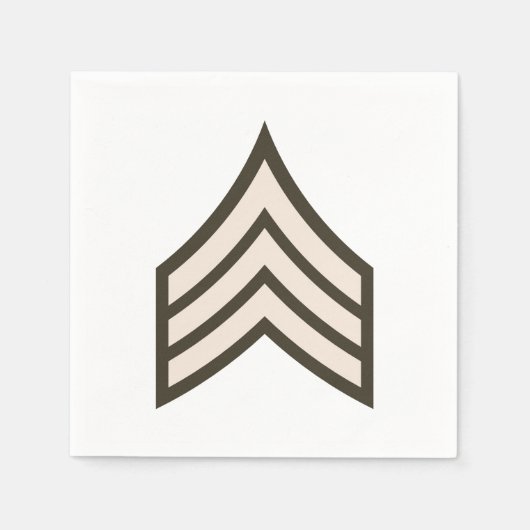 Unteroffizier Rang Serviette (Vorderseite)
