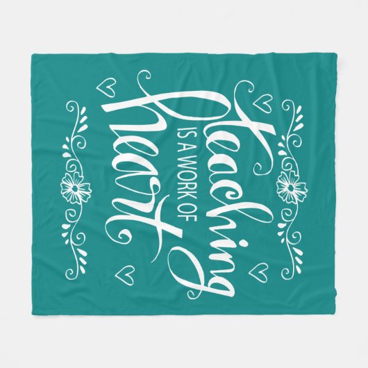 Unterricht ist eine Arbeit niedlichen der Phrase Fleecedecke (Vorderseite (Horizontal))