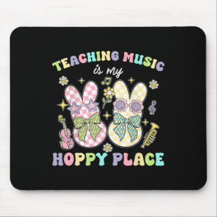 Unterricht Musik Hoppy Place Bunny Ostertage Aufer Mousepad