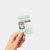 Unterricht ohne Schule Studentenmuster Ausweis (Handheld)