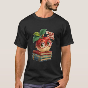 Unterrichte Kleine Geister Süßer Apfel Mit Brille T-Shirt