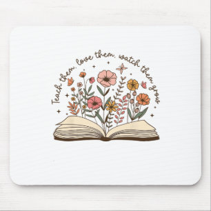 Unterrichte Lehrer Wildflower Rückkehr zur Schule Mousepad