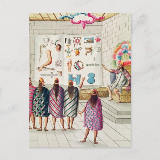 Unterrichten der Lesung der Manuskripte Postkarte (Vorderseite)