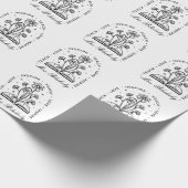 Unterrichten der Liebe inspiriere den Namen des pe Geschenkpapier (Ecke)