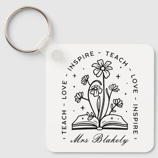 Unterrichten der Liebe inspiriere den Namen des pe Schlüsselanhänger (Vorderseite)