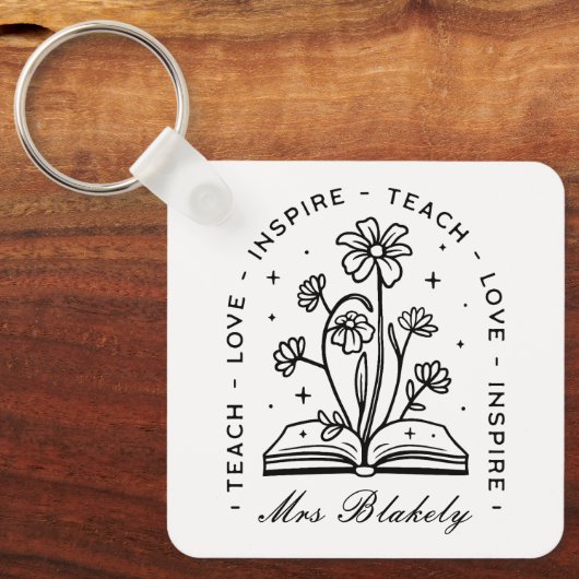 Unterrichten der Liebe inspiriere den Namen des pe Schlüsselanhänger (Vorderseite)