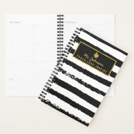 Unterrichten der Liebe Inspiriert | Black Stripes Planer