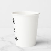 Unterrichten der Liebe Inspiriert | Inspirationsph Pappbecher (Rückseite)