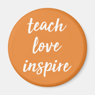 Unterrichten der Liebe Inspiriert Inspirationssp Magnet