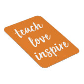 Unterrichten der Liebe Inspiriert | Inspirationssp Magnet (Rechte Seite)