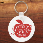 Unterrichten der Liebe Inspiriert Schlüsselanhänger (Vorderseite)