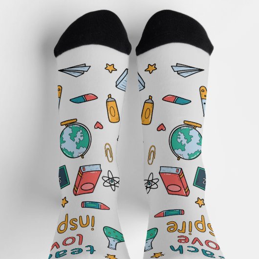 Unterrichten der Liebe Inspiriert Socken (Oben)
