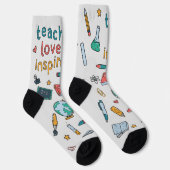 Unterrichten der Liebe Inspiriert Socken (Rechts)