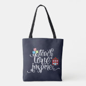 Unterrichten der Liebe inspiriert Tasche (Rückseite)