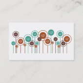 Unterrichten der sehbehinderten Gänseblümchen Visitenkarte (Rückseite)