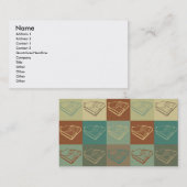 Unterrichten der sehbehinderten Pop-Kunst Visitenkarte (Vorne/Hinten)