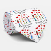 Unterrichten ist ein Werk der Herz-Krawatte Krawatte (Gerollt)