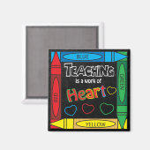 Unterrichten ist ein Werk des ART Square Magnet (Vorderseite/Rückseite)