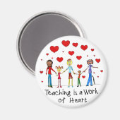 Unterrichten ist ein Werk des Herzmagneten Magnet (Vorderseite/Rückseite)