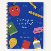 Unterrichten ist ein Werk des Personalisierten Her Notizblock (Vorderseite)