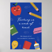 Unterrichten ist ein Werk des Personalisierten Her Poster (Vorne)