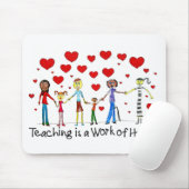 Unterrichten ist ein Werk von Heart Mouse Pad Mat Mousepad (Mit Mouse)