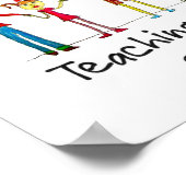 Unterrichten ist ein Werk von Heart Square Poster (Ecke)