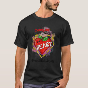 Unterrichten ist ein Werk von Herz-Special Edu Squ T-Shirt