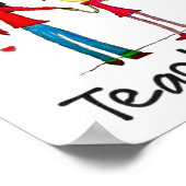 Unterrichten ist ein Werk von Herzplakaten Poster (Ecke)