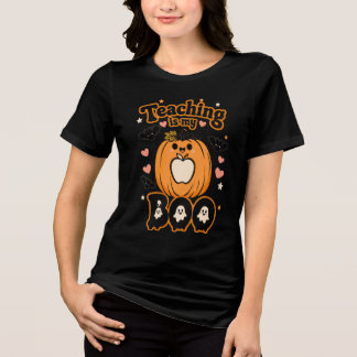 Unterrichten ist mein Boo Halloween Lehrer Süßer K Tri-Blend Shirt