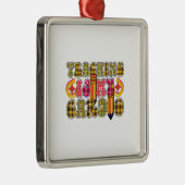 Unterrichten ist mein Cardio Ornament Aus Metall (Rechts)