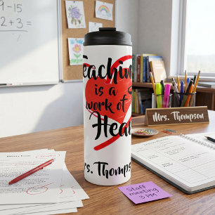 Unterrichten personalisierter Thermobecher Thermosbecher